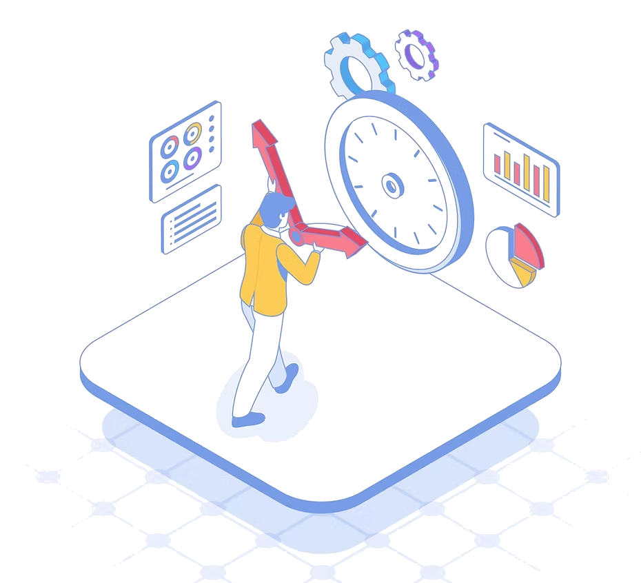 Social data analytics illustration