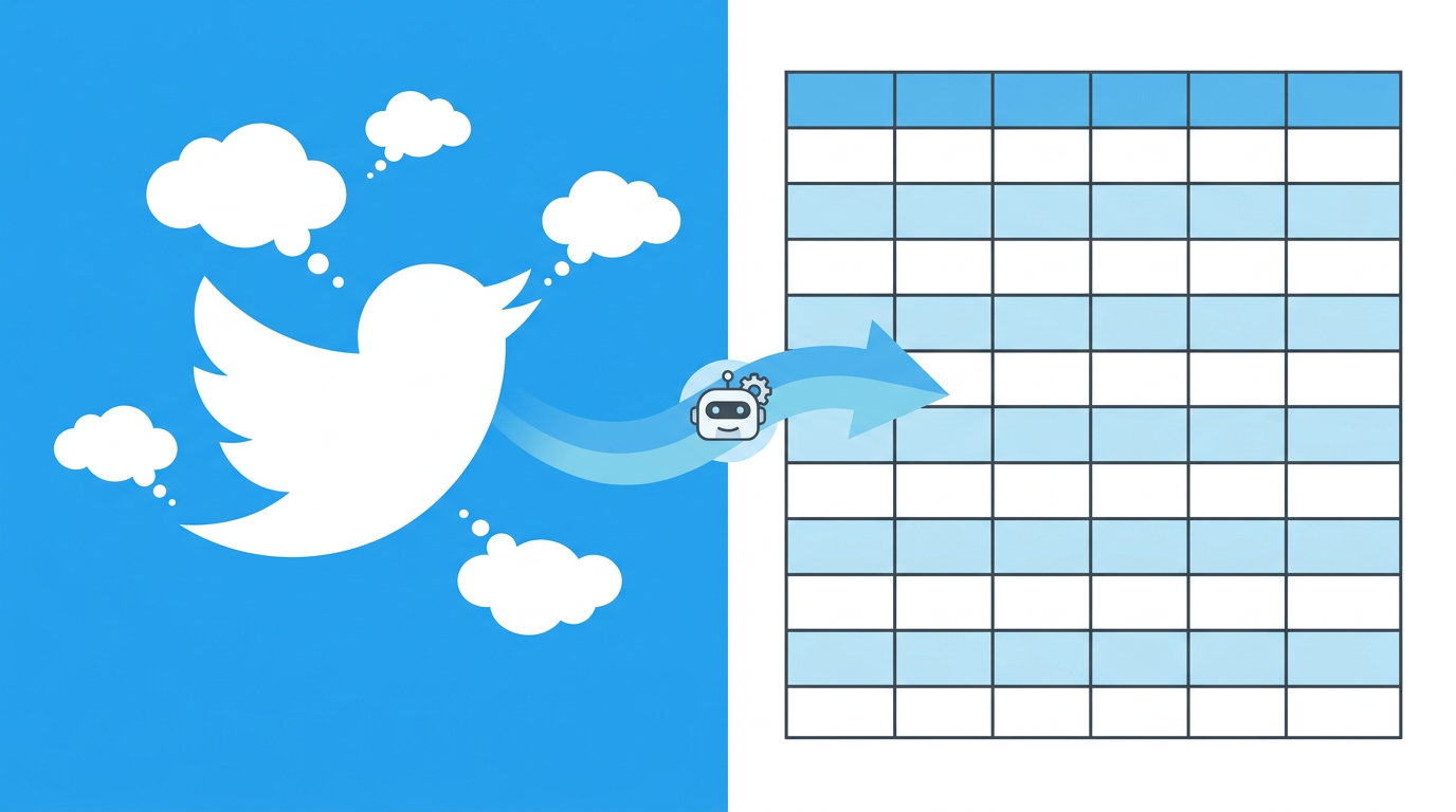 How to Export Twitter/X Data to CSV with an AI Agent
