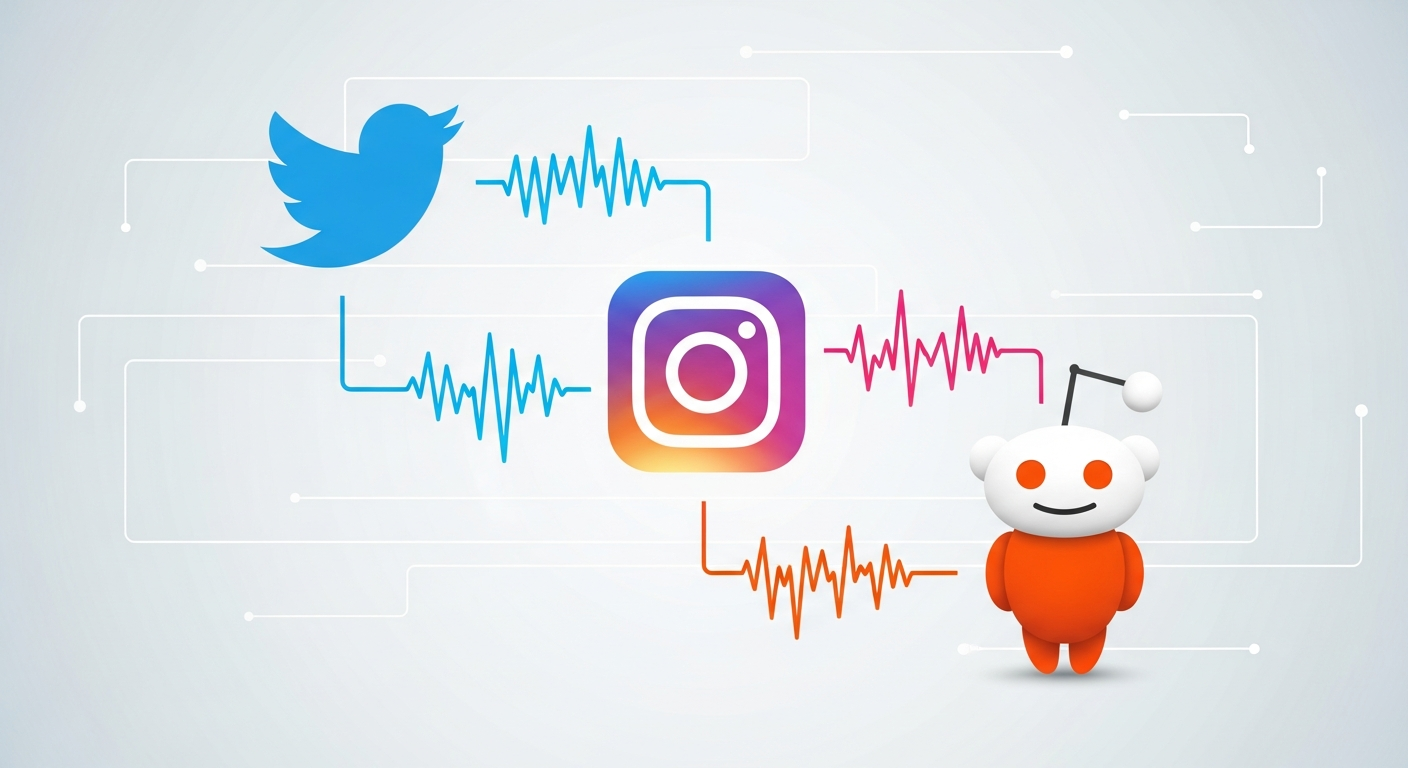 Real-Time Brand Monitoring Across Twitter, Instagram & Reddit
