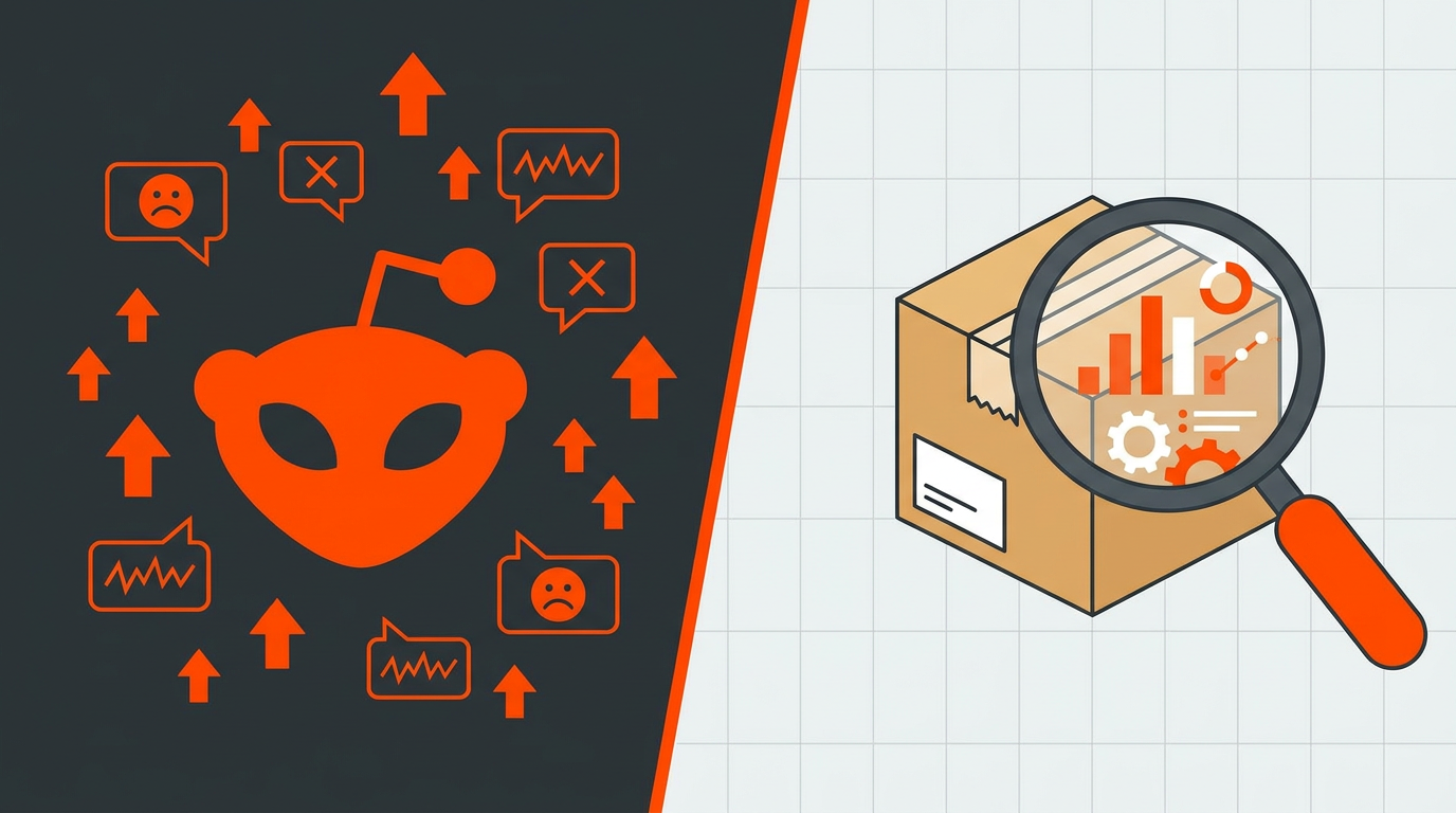Research Product Complaints on Reddit