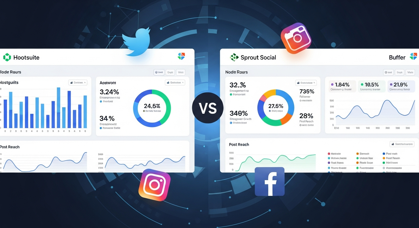 Hootsuite vs Sprout Social vs Buffer: Analytics Features Compared